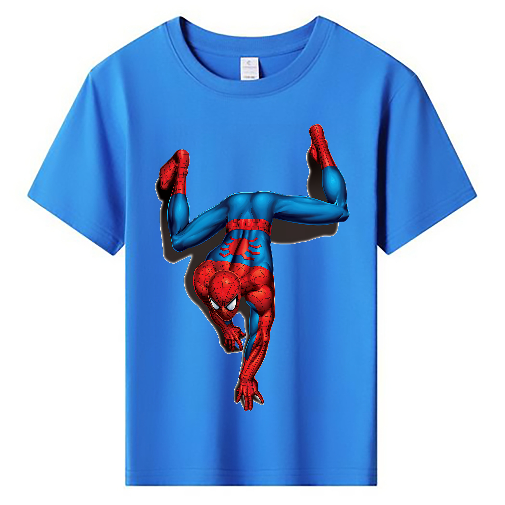 （画像用） Spider Man スパイダーマン 綿100％キッズTシャツ（フロントプリント）